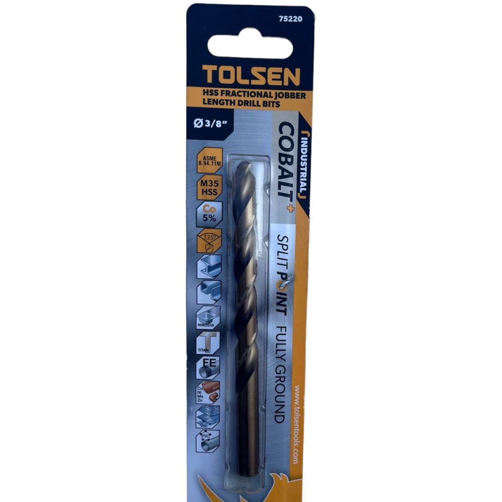 BROCA HSS COBALTO 5% TOLSEN 38