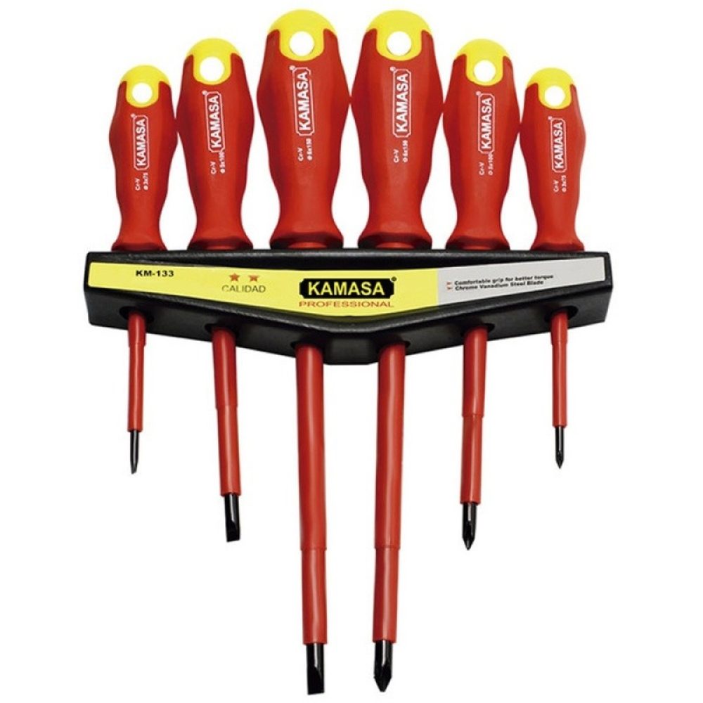 JUEGO DE DESTORNILLADOR ROJO KAMASA