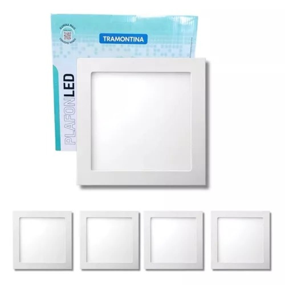 Led Tramontina Cuadrado Adosable 18w