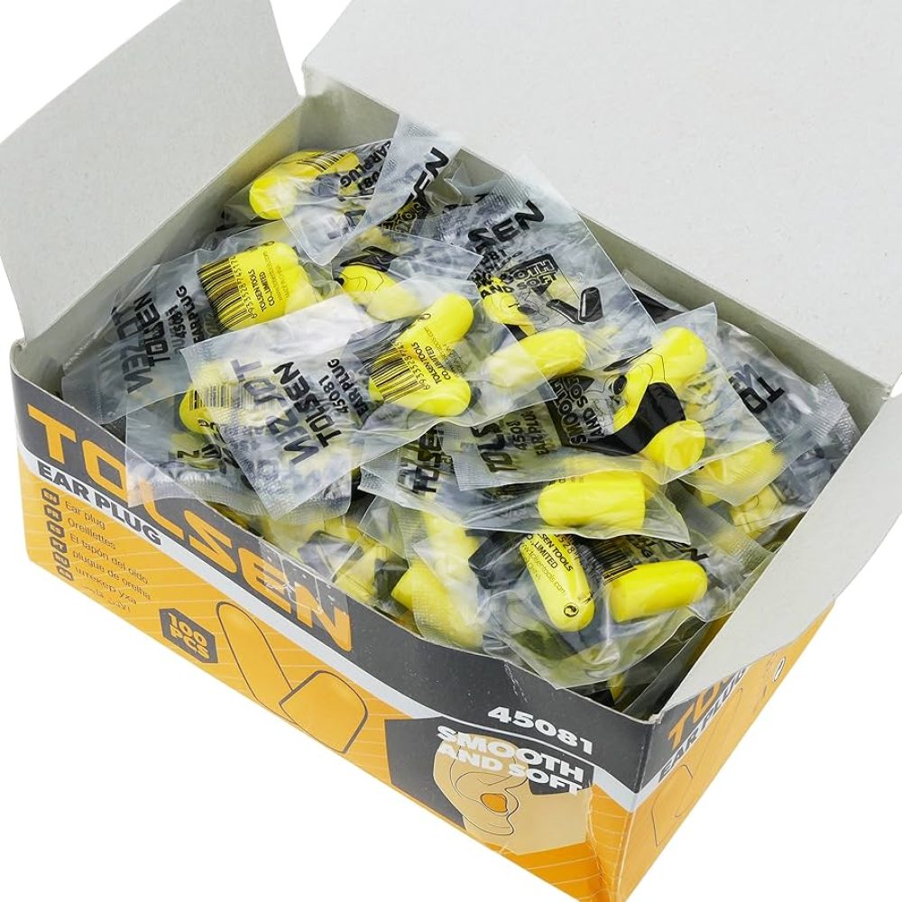 tapon para oido amarillo tolsen